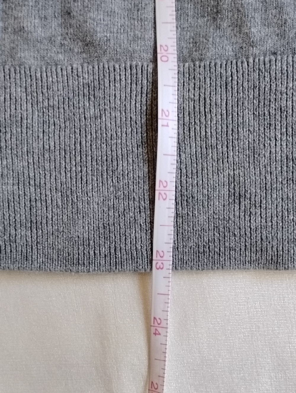 Brooks Brothers Cotton Jewel Neck Fitted Sweater M Heather Gray - Picture 8 of 9